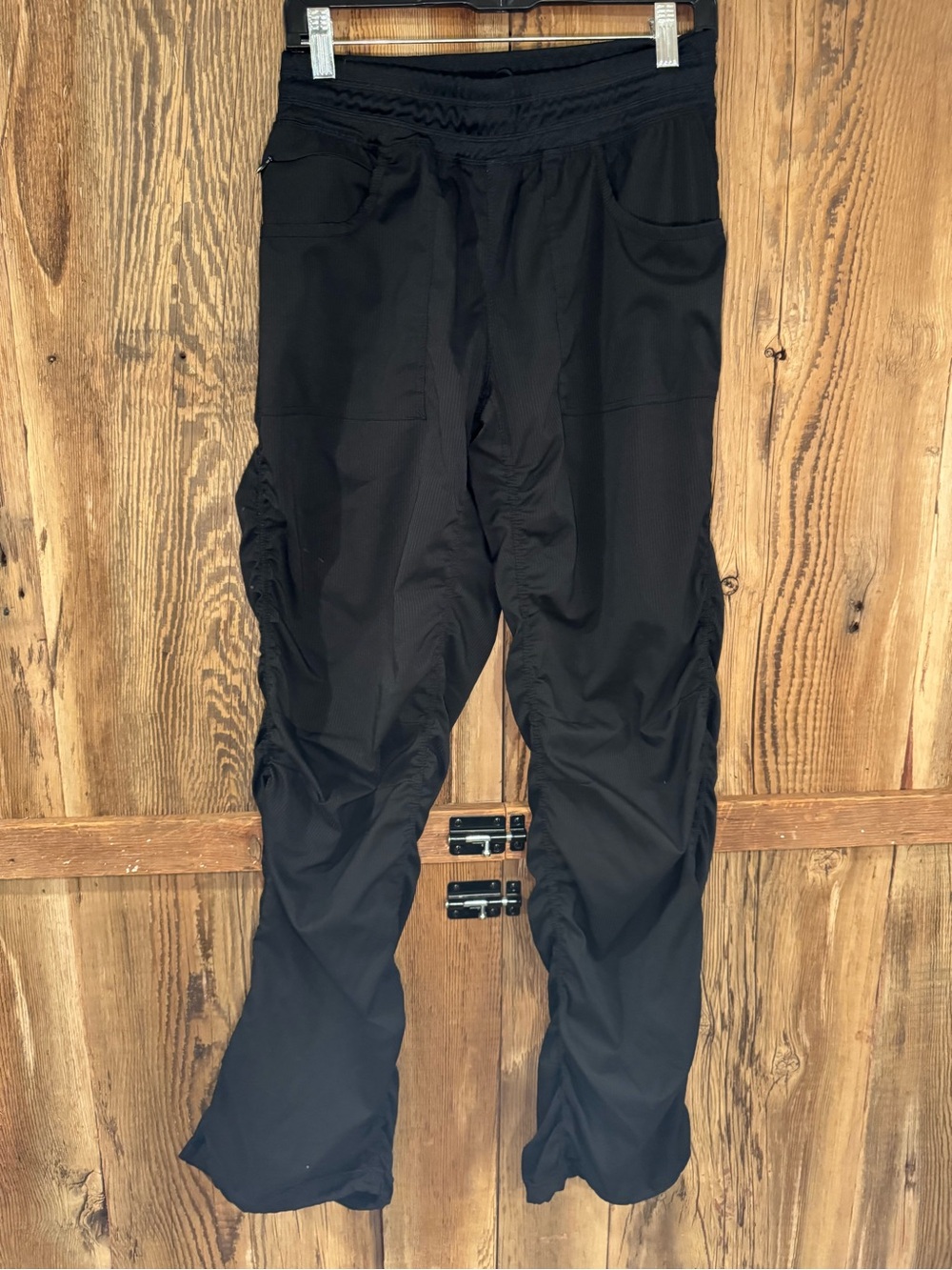 Kyodan Black Drawstring Cargo Joggers